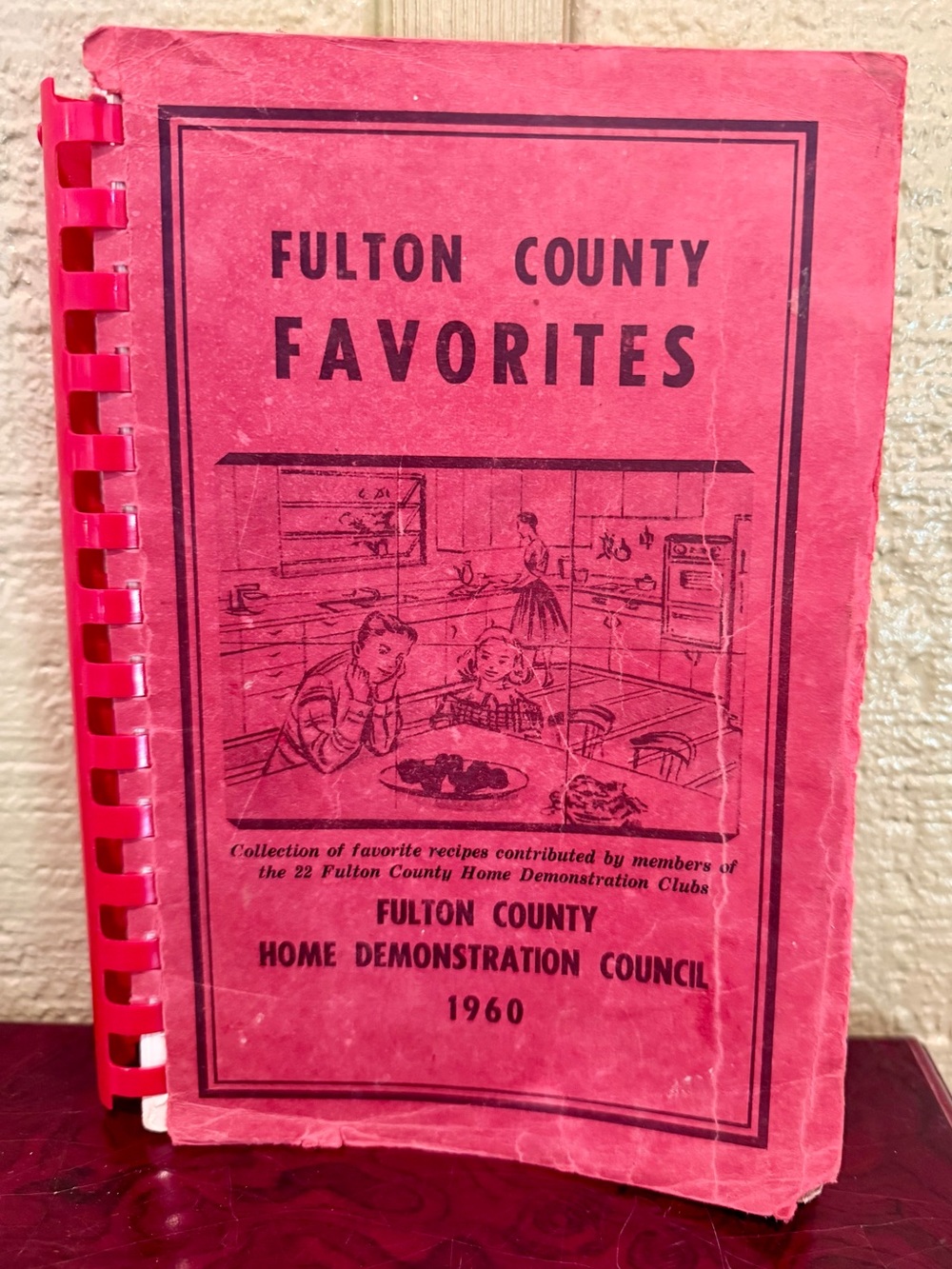 Vintage 1960 Fulton County Favorites Cookbook Georgia Home Demonstration Council